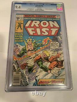 Iron Fist 14 CGC 9.4 White Pages 1st appearance Sabretooth X-men