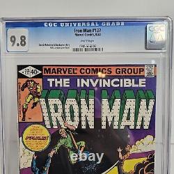 Iron Man 137 CGC 9.8 White Pages Avengers Inferno Bronze Age Marvel