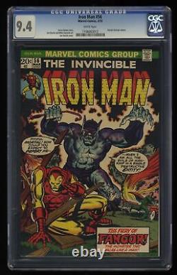 Iron Man #56 CGC NM 9.4 White Pages Marvel 1973