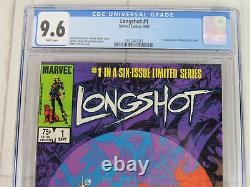 Longshot #1 CGC 9.6 White Pages Sept. 1985 Marvel Comics 4192443011