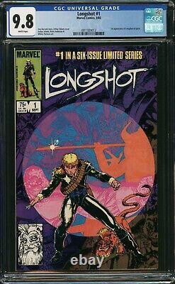 Longshot #1 (Marvel, 1985) CGC 9.8 White 1st app Longshot & Spiral Art Adams