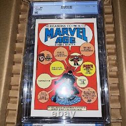MARVEL AGE #17 (1984) CGC 9.8 1st APPEARANCE TRANSFORMERS WHITE PAGES
