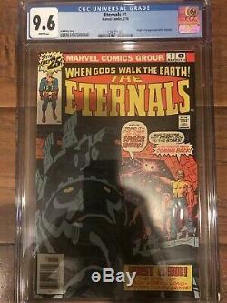 MARVEL COMICS ETERNALS #1 1976 CGC 9.6 WHITE PAGES 1st APPEARANCE MOVIE SOON