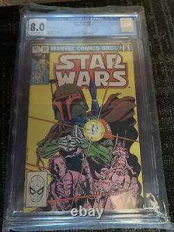 MARVEL STAR WARS 68 CGC 8.0 First Mandalorians. Off White Pages White pages