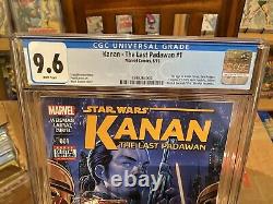 MARVEL Star Wars Kanan The Last Padawan #1 (2015) CGC 9.6 WHITE pages