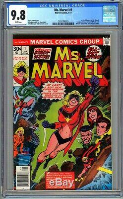 MS MARVEL #1 CGC 9.8 NM/MT WHITE Pages Carol Danvers/Captain Marvel