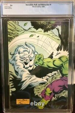 Marvel 1986 Incredible Hulk And Wolverine #1 Cgc 9.6 Nm+ White Pages! Newstand