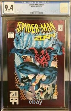 Marvel 1992 Spider-man 2099 #1 Cgc Grade 9.4 Origin Miguel O Hara! White Pages
