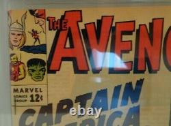 Marvel AVENGERS #4 CGC 8.0 Off White Pages First Silver Age Captain America
