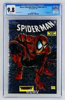 Marvel Collectible Classics Spider-Man #2 CGC 9.8 White Pages Chromium Cover #1