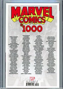Marvel Comics #1000 (2019) Marvel CGC 9.8 White Tedesco Variant She-Hulk