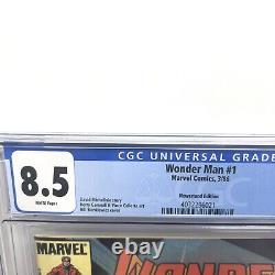 Marvel Comics 1986 Wonder Man #1 Newstand Edition CGC 8.5 White Pages