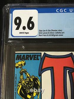 Marvel Comics 1987 HULK Vs Thor #385 CGC 9.6 NM+ with White Pages