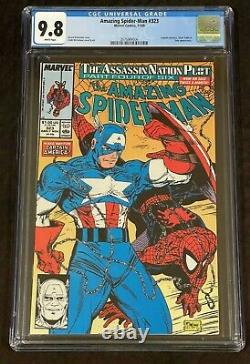Marvel Comics Amazing Spider-man #323 Cgc 9.8 White Pages Mcfarlane Cover Art