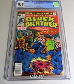 Marvel Comics Black Panther #1 CGC 9.4 White Jack Kirby Story Jan 1977