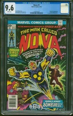 Marvel Comics NOVA #1 CGC 9.6 White NM+ 1976 1st Nova/Richard Rider B-1
