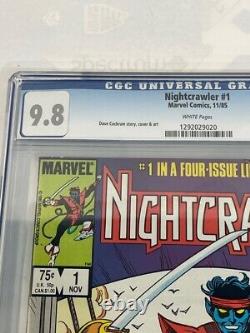 Marvel Comics Nightcrawler #1 White Pages Cgc 9.8 (pbr090521)