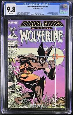 Marvel Comics Presents (1988) #1 CGC NM/M 9.8 White Pages Wolverine Appearance