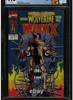 Marvel Comics Presents #72 Cgc 9.8 Mint White Pages 1991 Wolverine's Weapon X