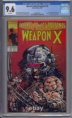 Marvel Comics Presents #79 Cgc 9.6 Weapon X White Pages 8011