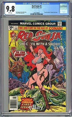 Marvel Comics RED SONJA #1 CGC 9.8 WHITE 1977
