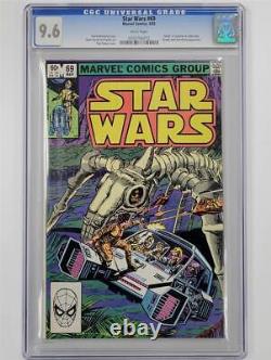 Marvel Comics Star Wars #69 1983 Death of Suprema Dala White Pages CGC 9.6