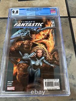 Marvel Comics Ultimate Fantastic Four #21 CGC 9.8 White Pages 1st Marvel Zombies