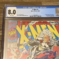 Marvel Comics X-Men #1 (10/91) CGC 8.0 White Pages Art 1st Acolytes Storm/Beast