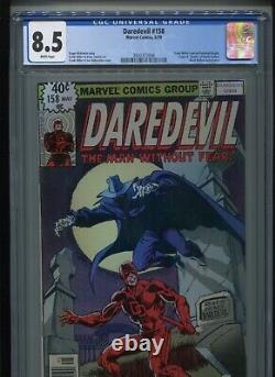 Marvel Daredevil #158 (1979) CGC 8.5 WHITE Frank MILLER run begins