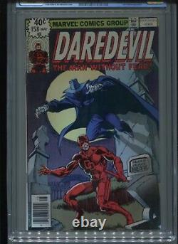 Marvel Daredevil #158 (1979) CGC 8.5 WHITE Frank MILLER run begins