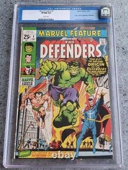 Marvel Feature #1 Cgc 9.0 White Pages Origin And 1st Appearance Of Defenders Sa