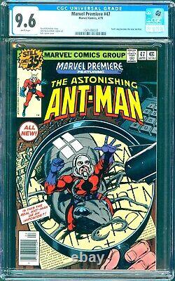 Marvel Premiere #47 (1979) CGC 9.6 - White pgs 1st ever Scott Lang as Ant-Man