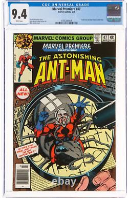 Marvel Premiere #47 White 1st App. Scott Lang Ant-Man MCU Marvel 1979 CGC 9.4