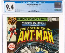 Marvel Premiere #47 White 1st App. Scott Lang Ant-Man MCU Marvel 1979 CGC 9.4