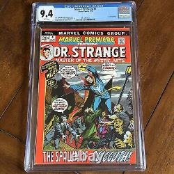 Marvel Premiere #4 (1972) Doctor Strange! CGC 9.4 White Pages