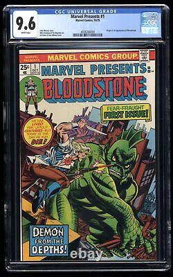 Marvel Presents (1975) #1 CGC NM+ 9.6 White Pages 1st Appearance Bloodstone