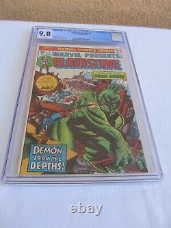 Marvel Presents # 1 CGC 9.8 White Pages Origin / First Appearance Bloodstone