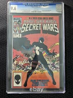 Marvel Secret Wars 8 CGC 9.6 1st Black Suit Venom White Pages Spider-Man DIRECT