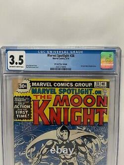 Marvel Spotlight 28 CGC 3.5 30 Cent Price Variant OW to White Pages 1st Solo MK