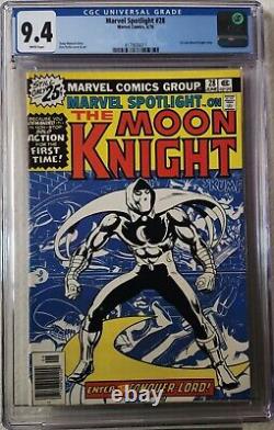 Marvel Spotlight #28 CGC 9.4 White Pages 1st solo Moon Knight