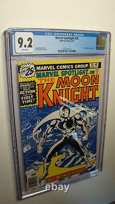 Marvel Spotlight 28 Cgc 9.2 White Pages 1st Solo Moon Knight 1976