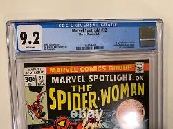 Marvel Spotlight #32 CGC 9.2 WHITE pgs 1st App Spider-Woman (Jessica Drew) KEY