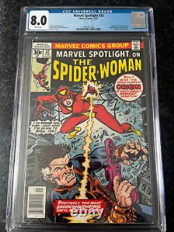 Marvel Spotlight #32 Cgc 8.0 White Pages 1st Appearance Of Jessica Drew