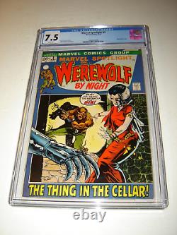 Marvel Spotlight #3 CGC 7.5 White Pages 2nd App Werewolf By Night
