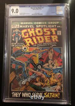 Marvel Spotlight #7 CGC 9.0White (Marvel 12/72) 3rd appearance of Ghost Rider