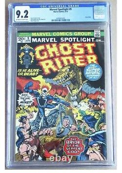 Marvel Spotlight 9 (Ghost Rider) CGC 9.2 off-white/white 1973 Ships to US only