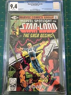 Marvel Spotlight V2 #6 CGC 9.4 White Pages Origin & 1st appearance of Star-Lord