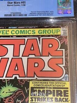 Marvel Star Wars #41 (1980) 1st App Yoda High Republic CGC 9.8 WHITE NEWSSTAND