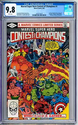 Marvel Super Hero Contest of Champions 1 CGC Graded 9.8 White Marvel Comics 1982