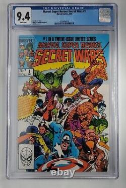 Marvel Super Heroes Secret Wars #1 1984 CGC 9.4 White Pages! 1st App Beyonder